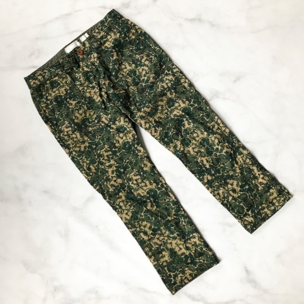 Anthropologie Hei Hei Sylvan Moto Roll-up Pants